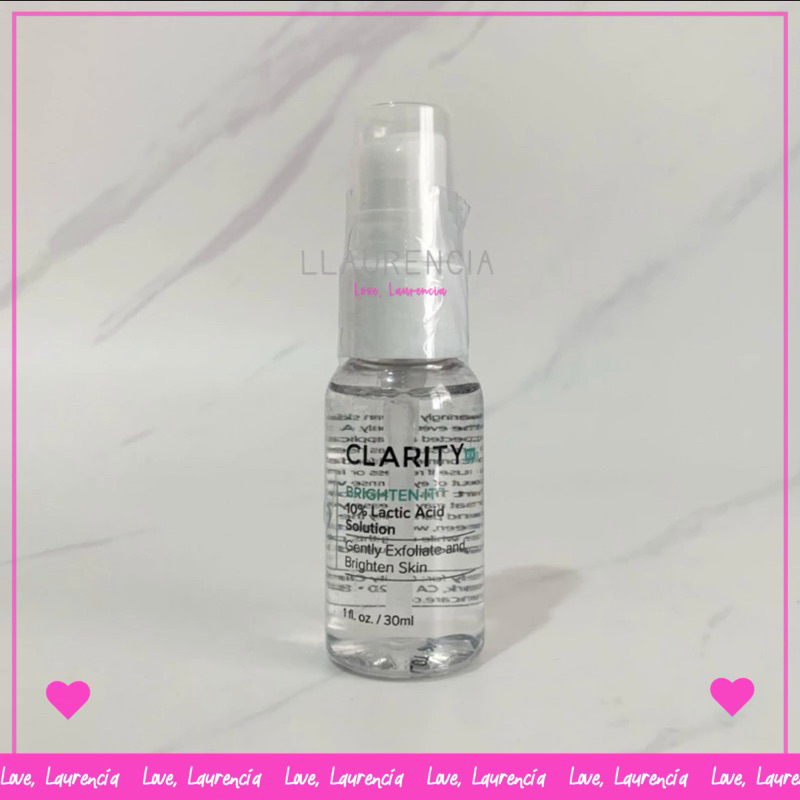 Jual ClarityRX Brighten It 10% Lactic Acid Solution | Shopee Indonesia