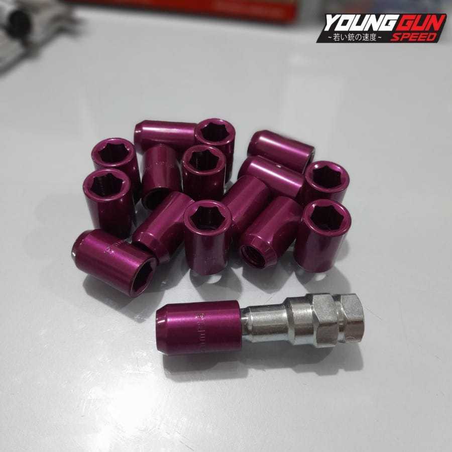 Jual Mur Roda Variasi Seneka Warna Ungu Ukuran 1,25/1,5 Satu Box 16 Pcs ...