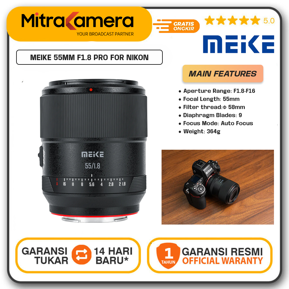 Meike（美科）55mm F1.8 フルサイズ対応 Sony Eマウント Meike 55mm f1.8