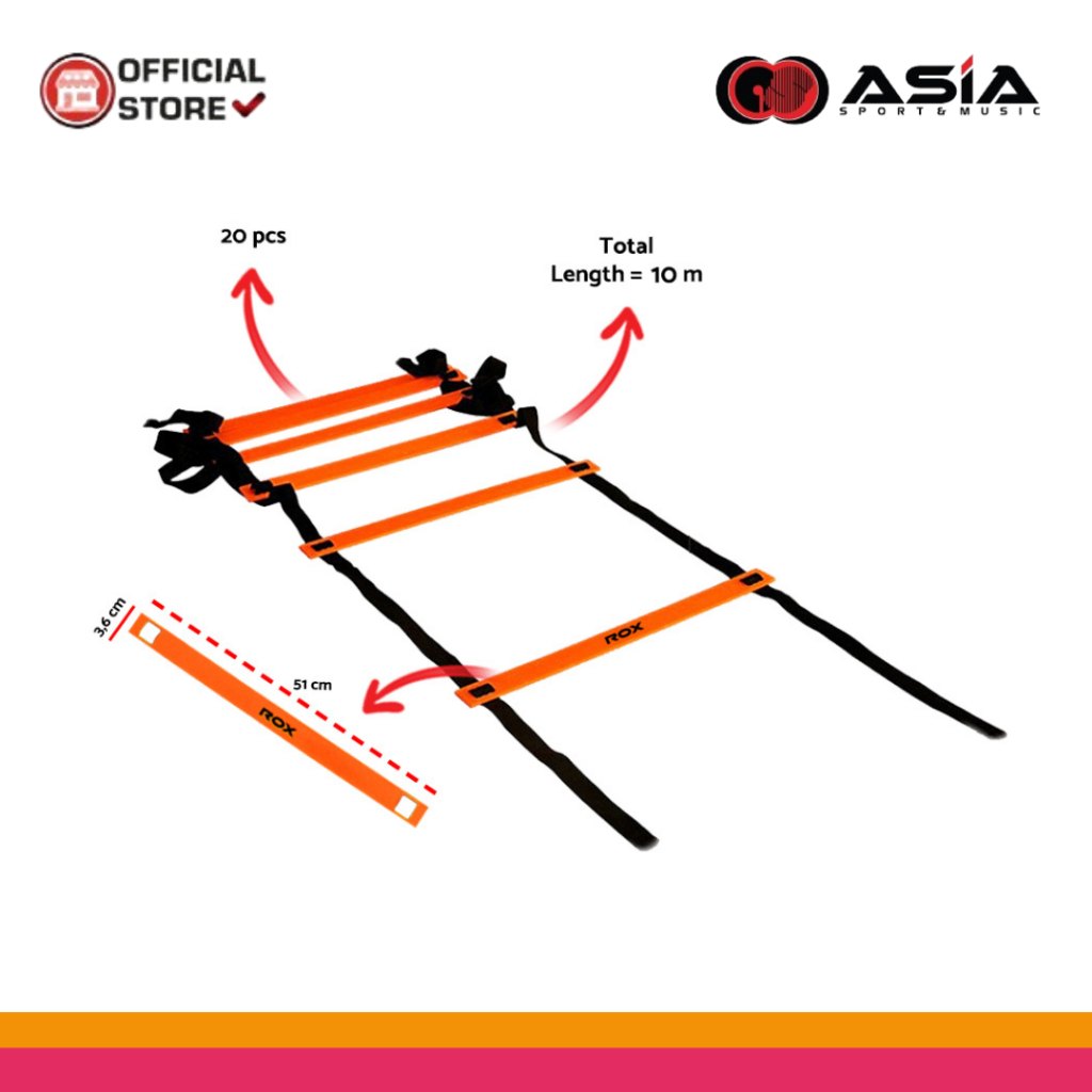 Jual Agility Ladder Rox 10M | Tangga Latihan | Latihan Ketangkasan 10 ...