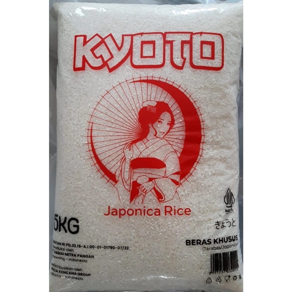 Jual Kyoto Japonica Rice 5KG / BERAS JEPANG 5KG KYOTO / TARABAS / BERAS ...