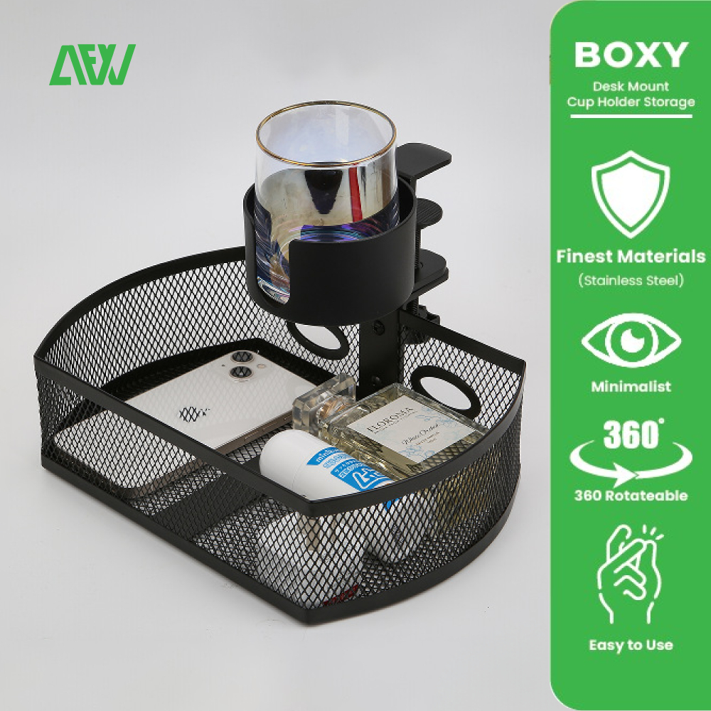 Jual All For Work Laci Bawah Meja BOXY Tempat Penyimpanan Putar Rak ...