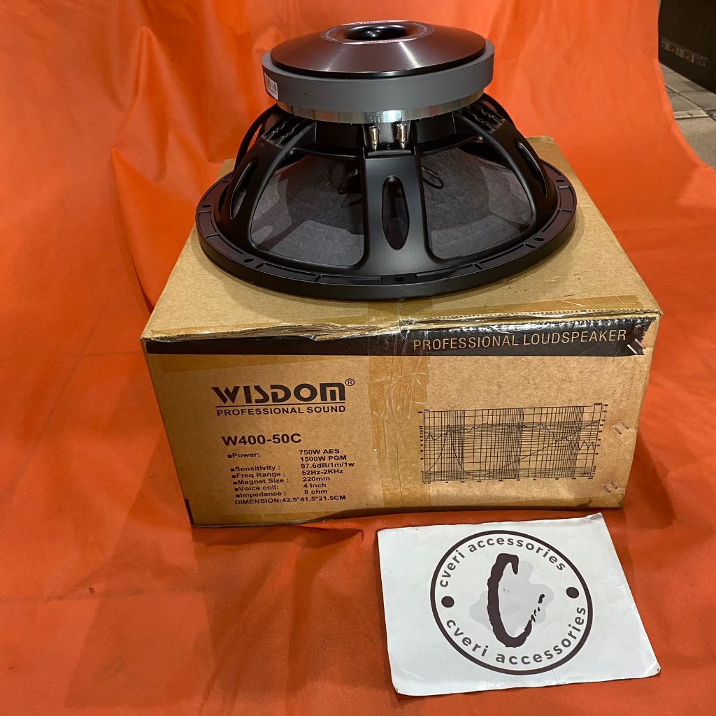 Jual Wisdom W40050C Speaker Component 15 Inch Original W400-50C ...
