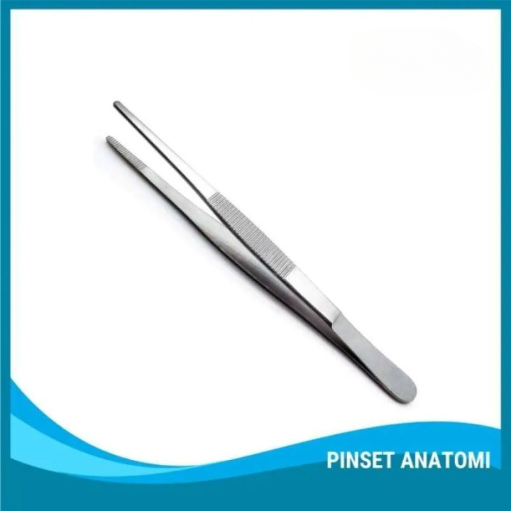 Jual Pinset Anatomis Ukuran 12,5cm Anatomi 12,5cm Pincet Medis Anatomy ...
