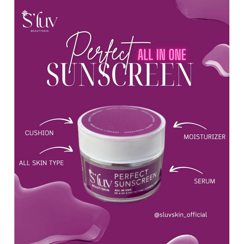 Jual Sunscreen Viral SLUV UV A&B protection aman uji lab | Shopee Indonesia