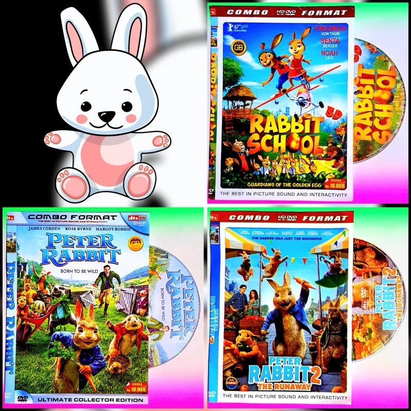 Jual KASET DVD ANAK2 CARTOON TERBARU PETER RABBIT SCHOOL | Shopee Indonesia