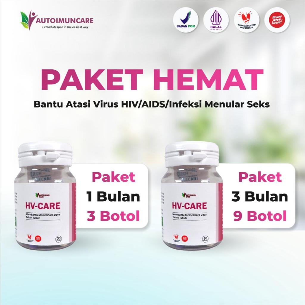 Jual HV Care Obat Herbal HIV Aids Infeksi Menular Seksual Kekebalan ...