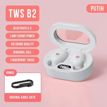 Mochoe S9 Headset Bluetooth Full Bass Nirkabel TWS Stereo Olahraga Gaming LED Bluetooth 5.3
