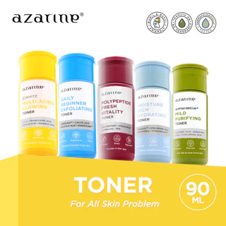 Azarine Toner Sejuta Umat for All Skin Types Untuk Kulit Kusam Kombinasi Anti Aging Berminyak Berjerawat 90 ml