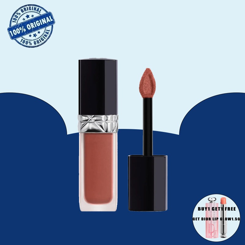 【100% Original】DIOR Lipstick Liquid Matte /dior Forever Lip Liquid Matte 6ml