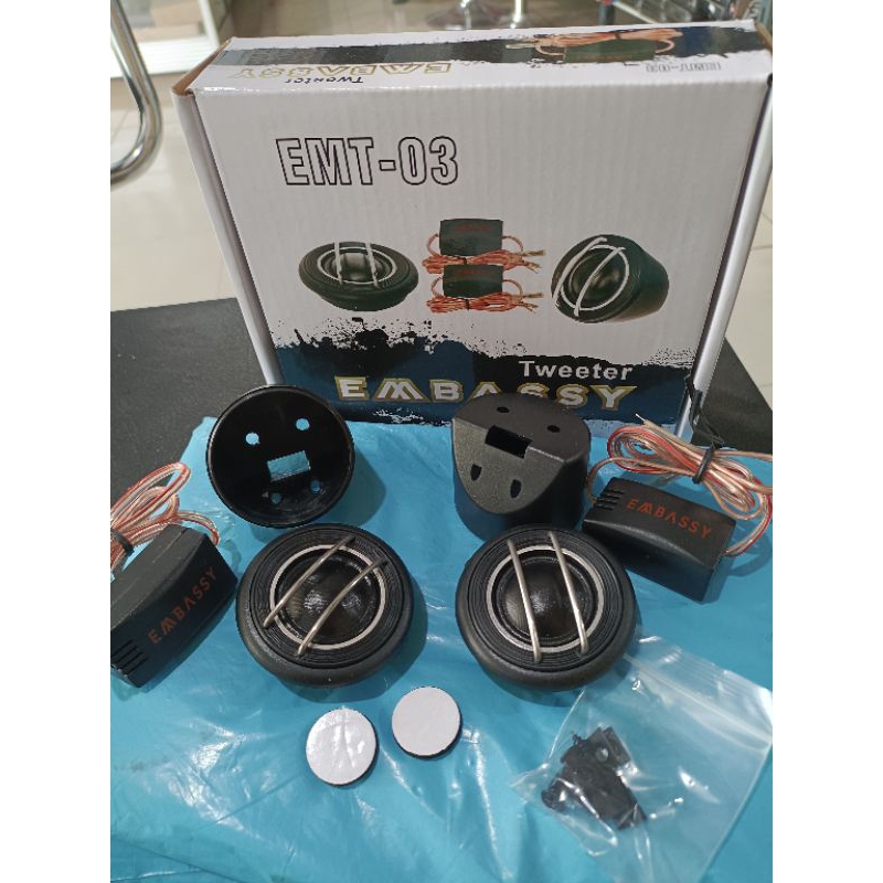Jual Tweeter speaker mobil embassy EMT-03 EMT03 EMT 03 embasy tweter ...