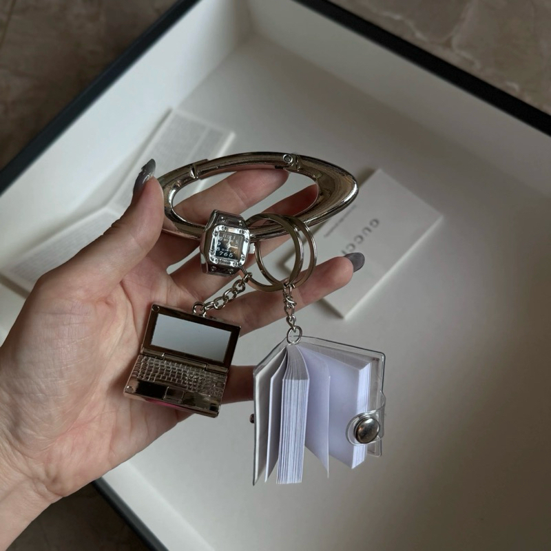 Jual PO | Monstell Gantungan kunci tas kalung aesthetic keychain besi ...