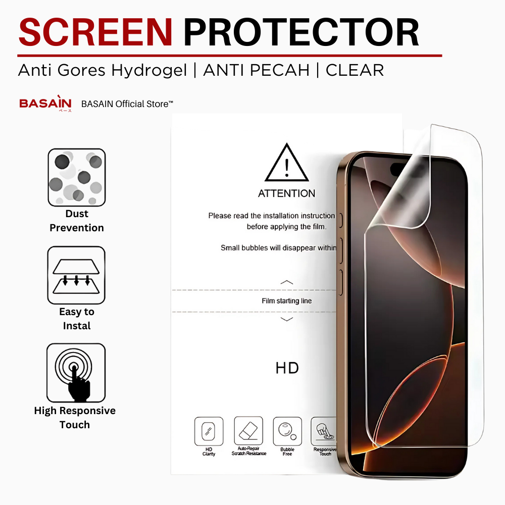 [2-Pack] Hydrogel TPU Screen Protector For IPhone 13/12/11 Pro Max/Mini – Full Coverage, Anti-Scratch, Case Friendly