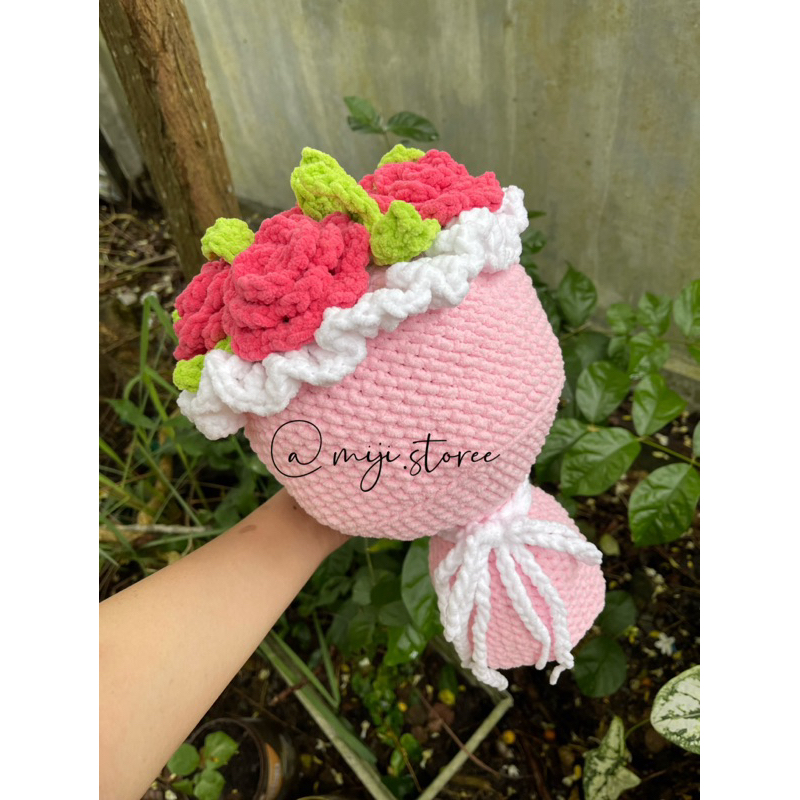 Jual BUKET BUNGA | FLOWER BOUQUET RAJUT | CROCHET WISUDA | BUKET WISUDA ...