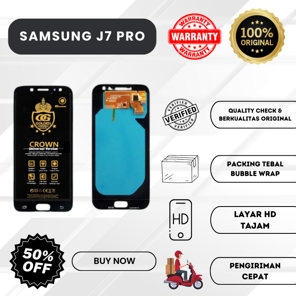 Jual LCD SAMSUNG J7 PRO J730 TOUCHSCREEN FULLSET COMPLETE ORIGINAL ...
