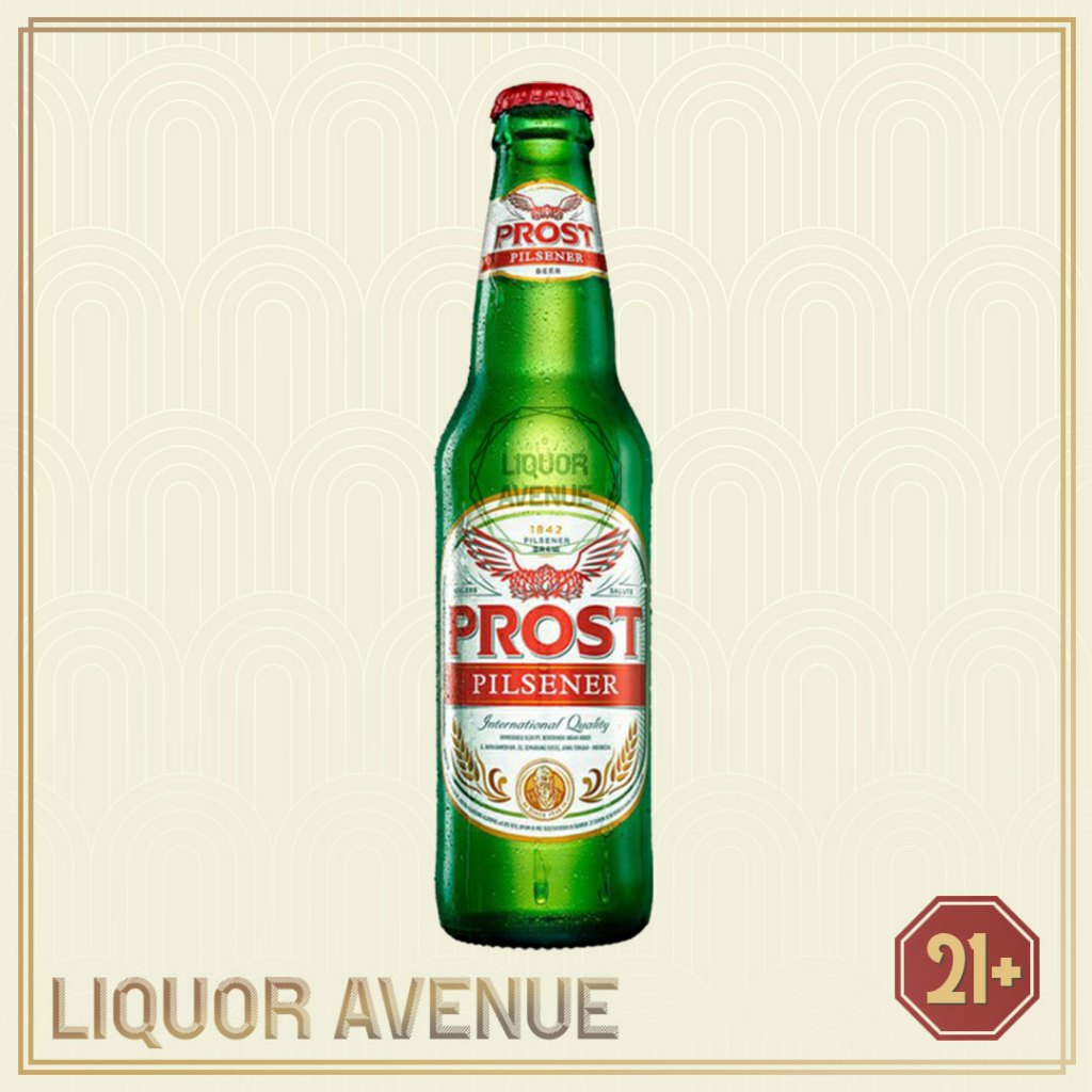 Jual PROST Pilsener Beer Pint Bottle Bir Botol 330ml | Shopee Indonesia
