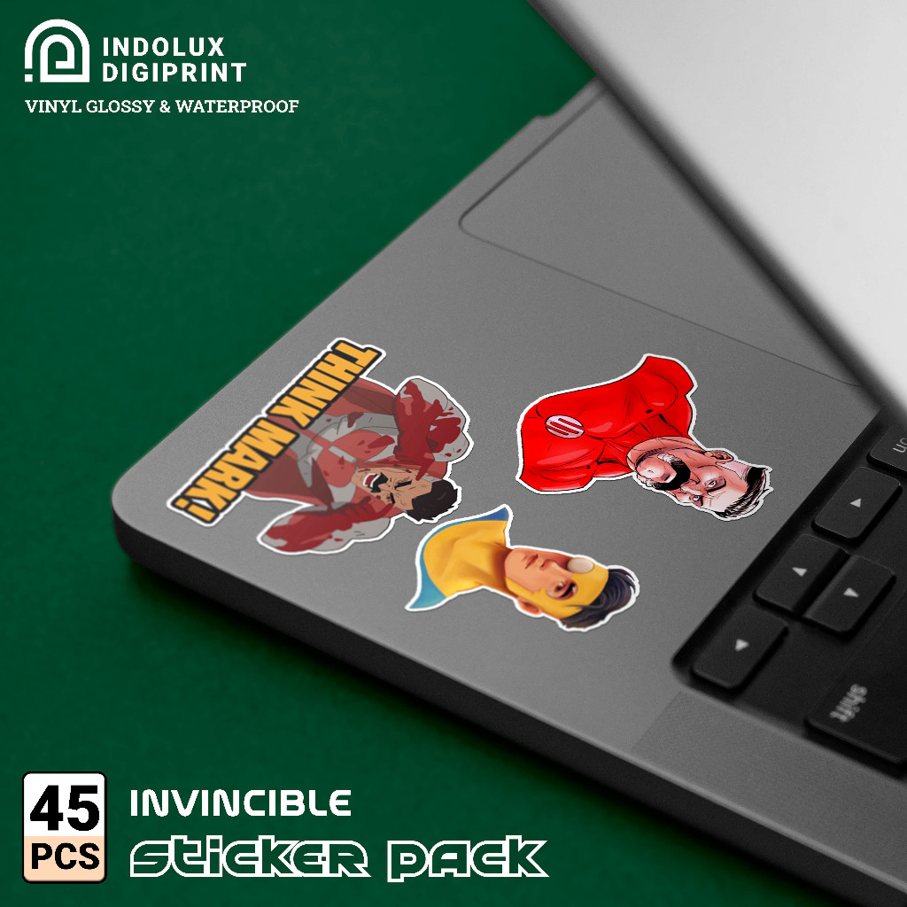 Jual Sticker Invincible 45 Pcs Stiker Omni Man Film Hotstar Mark ...
