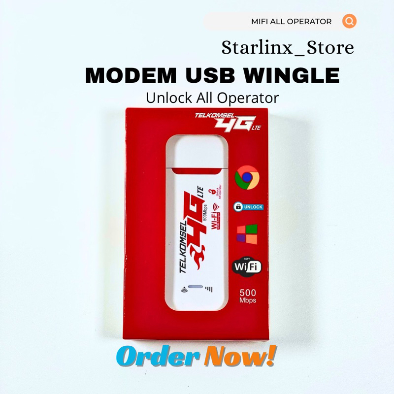Jual Modem Wifi 4G Wingle USB Mifi All Operator 500Mbps Modem WIFI USB ...
