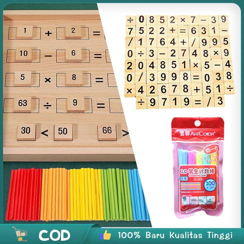 Jual Intelegence Stick Puzzle Stick Matimatika Stick Berhitung Mainan ...