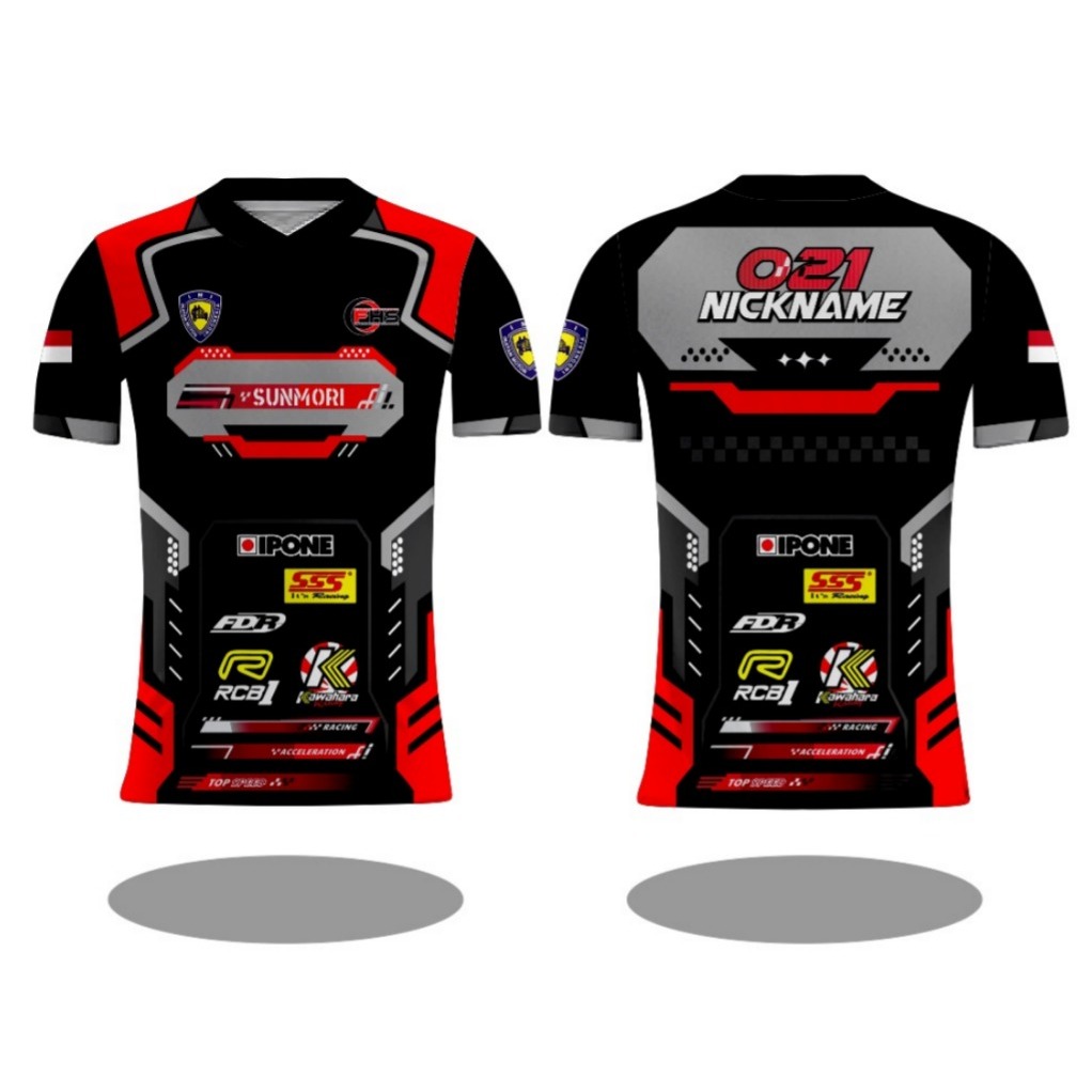Jual Jersey Kaos Team Racing Motor Balap Full Printing, Jersey Kaos ...