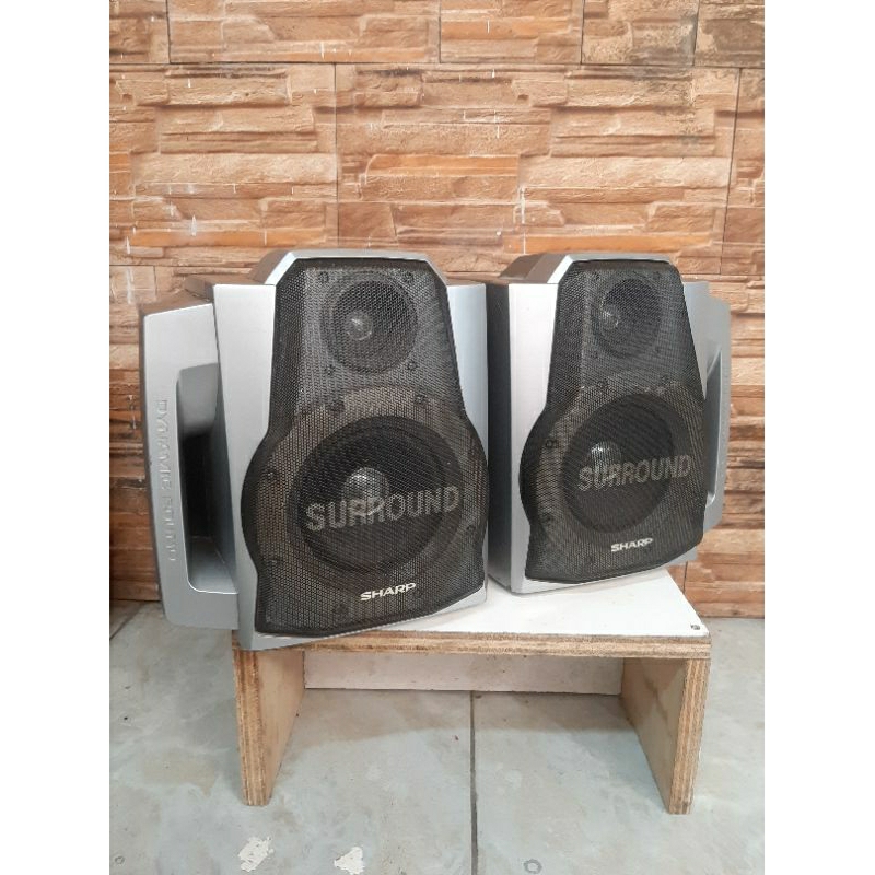 Jual Speaker Pasif Sharp Simba 2way Copotan Tape Sharp Simba (Bekas ...