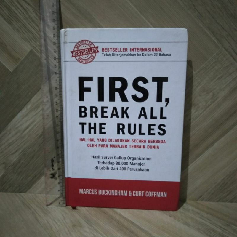 Jual First,Break All The Rules By Marcus Buckingham | Shopee Indonesia