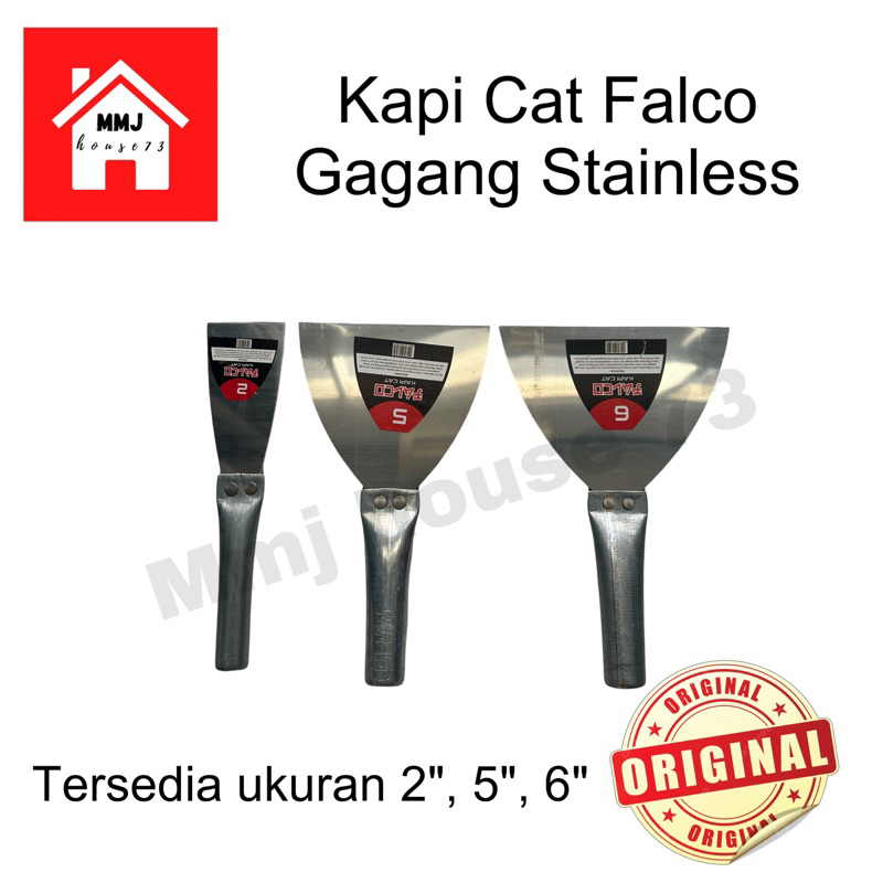 Jual Falco Kapi Cat Gagang Stainless Ukuran 2”/5”/6” | Shopee Indonesia