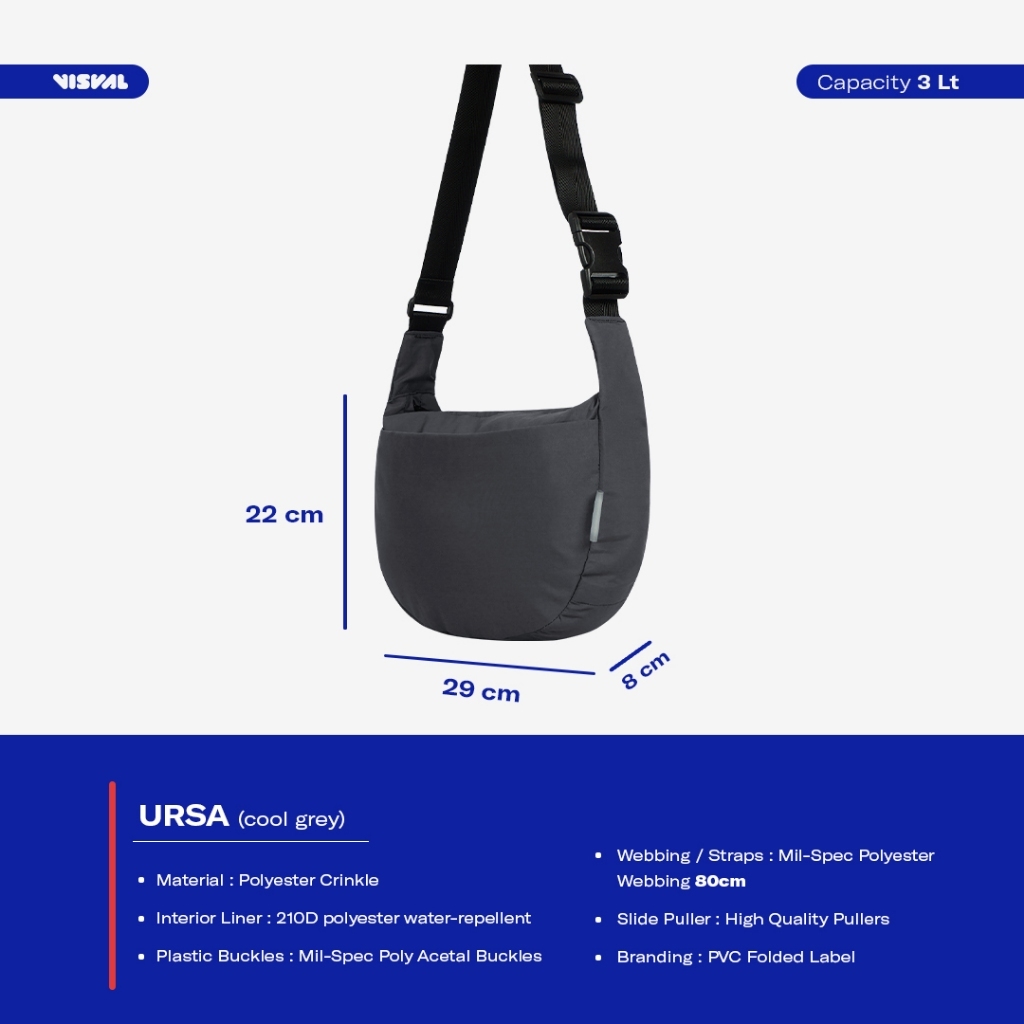 Jual Sling Bag Ursa - Visval - Tas Selempang | Shopee Indonesia