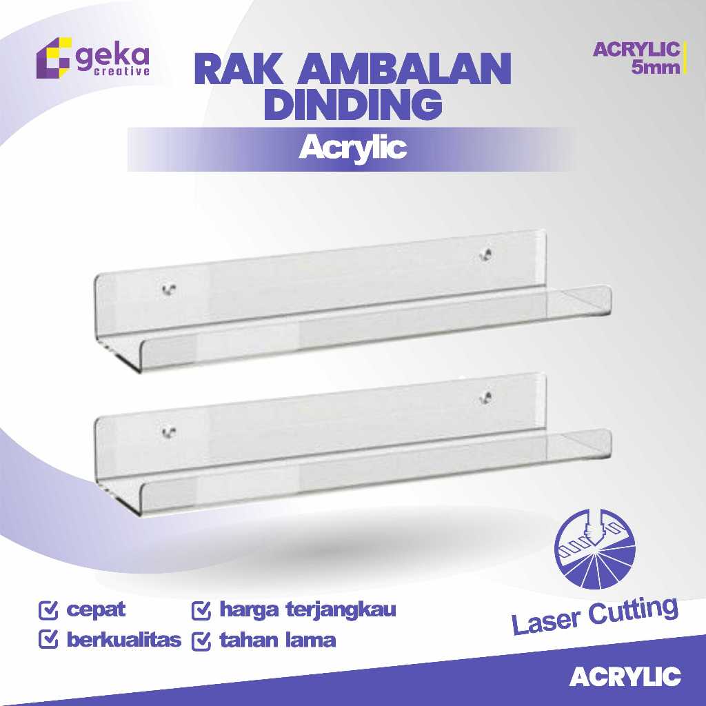 Jual Organizer Rak Akrilik-Rak Dinding Akrilik-Rak Display Acrylic ...