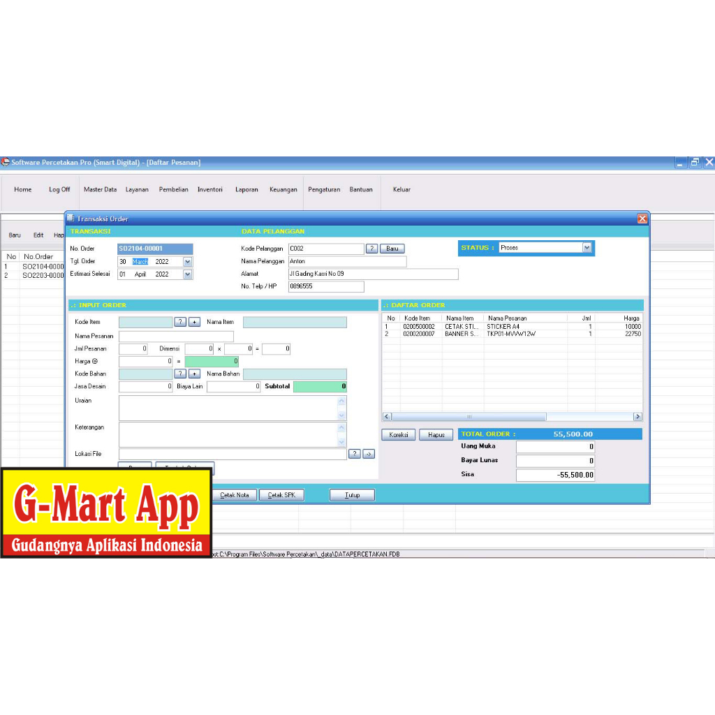 Jual Promo software Percetakan Murah Banget | Shopee Indonesia