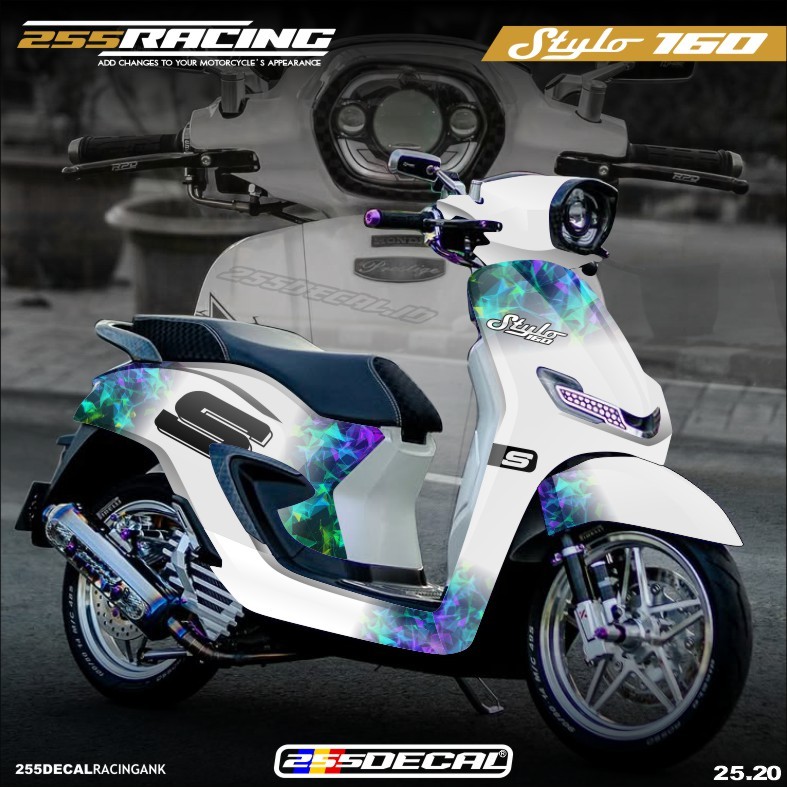 Jual Decal Stiker Honda STYLO 160 FULL BODY FULLBLOK - Sticker STYLO ...