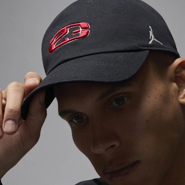 Jual Nike Jordan Club Cap 23 Logo Red Black HJ2444-010 Topi Original ...