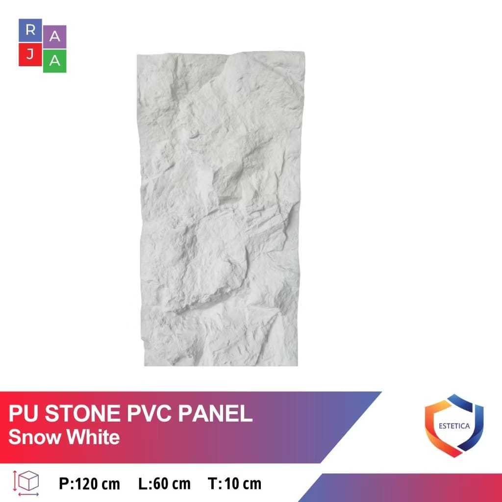 Jual ESTETICA PU Stone PVC Panel Batu Dinding PVC Ukuran 120 cm x 60 cm ...