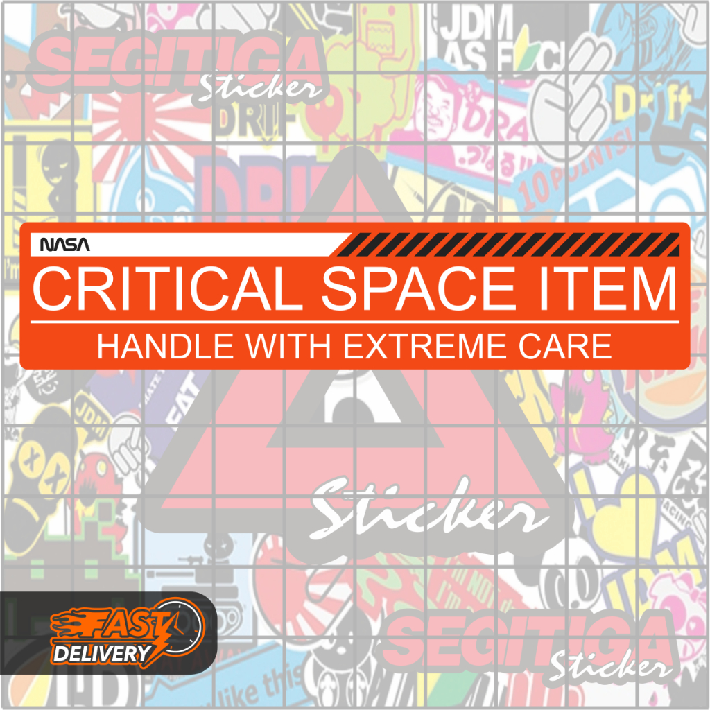 Jual Sticker Critical Space Item Ukuran 9.5x2 Cm | Shopee Indonesia