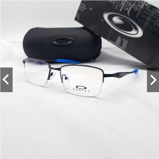 Jual Bingkai/Frame Kacamata Pria Crosshair 02 Half Black Blue Variasi ...