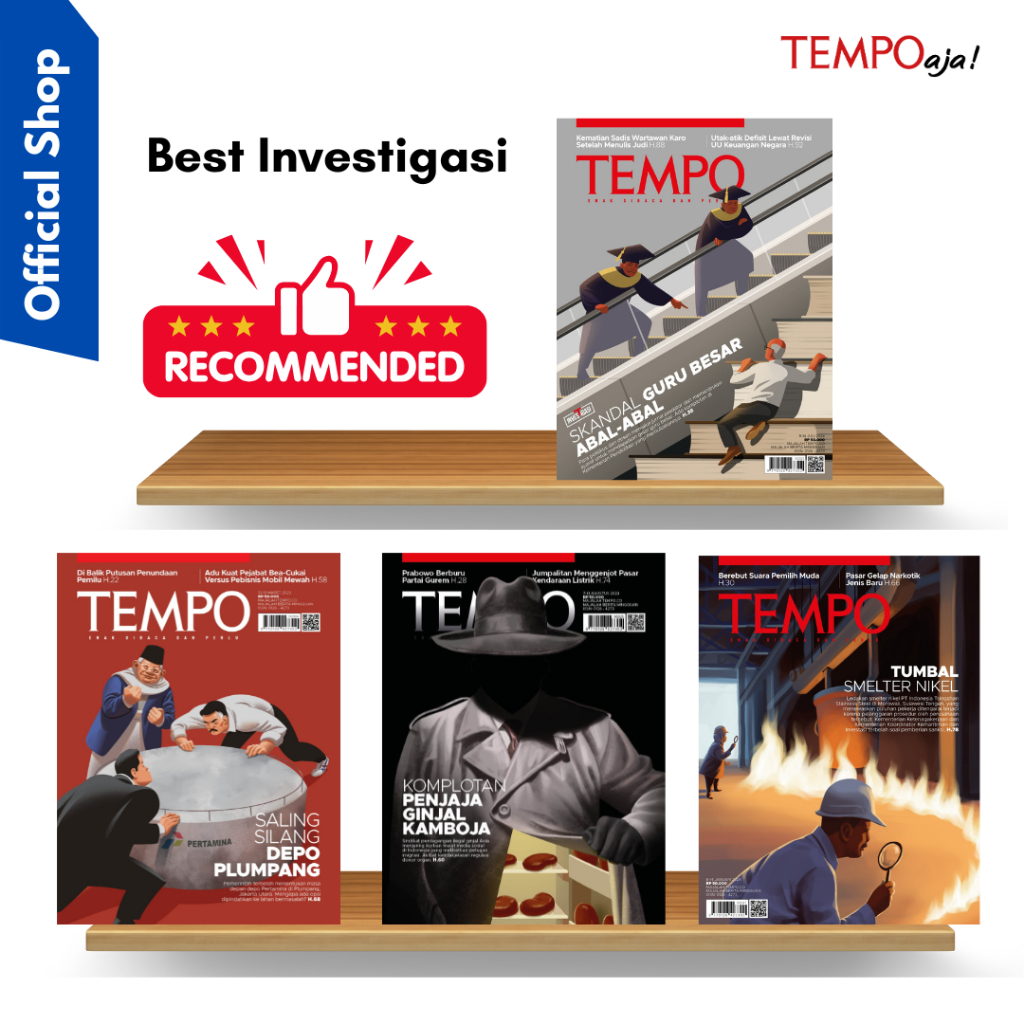 Jual Majalah Tempo Cetak Paket 