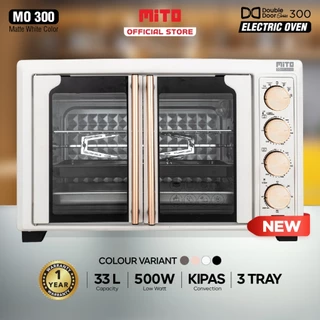 MITO Electric Oven MO300 Double Door 33L | Oven Listrik - Pemanggang Kue dan Makanan