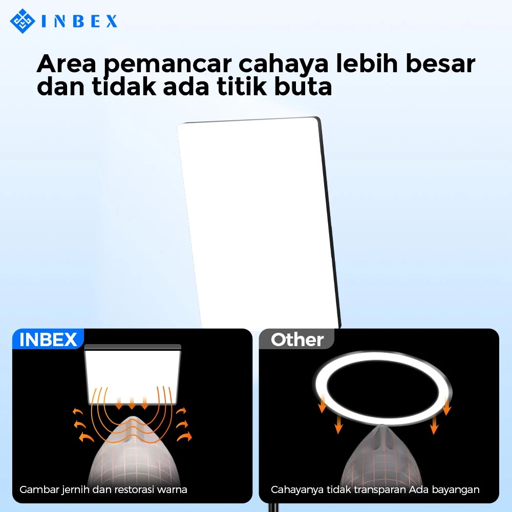 Jual INBEX IP80 Kit 2.1M Tripod Lampu Foto Produk Studio Fotografi LED ...