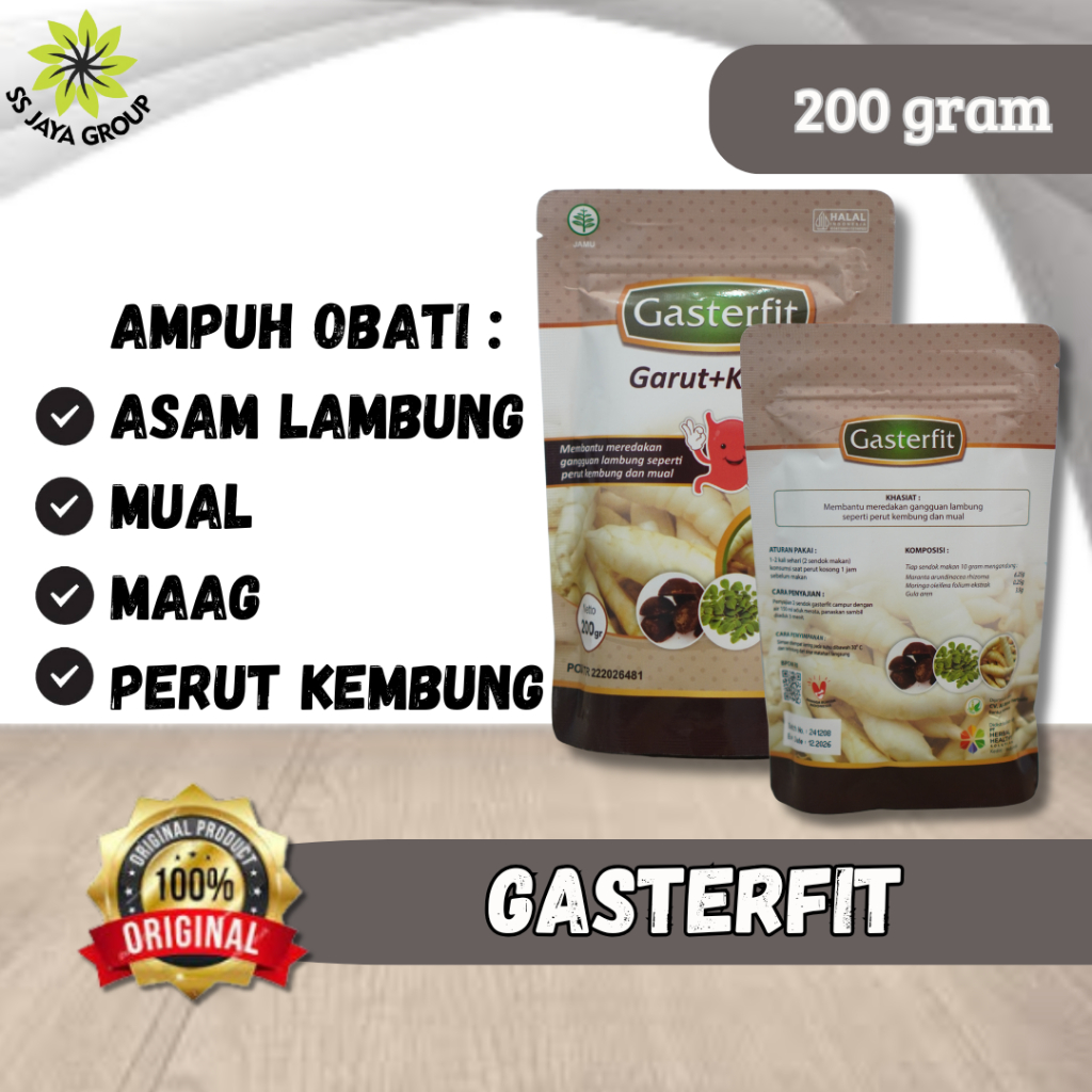 Jual [PROMO CUCI GUDANG] GASTERFIT | OBAT ASAM LAMBUNG | PATI GARUT ...