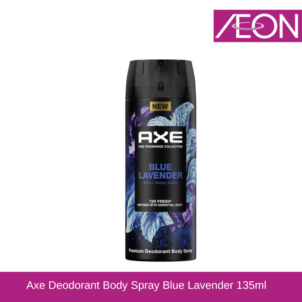 Jual Axe Deodorant Body Spray Blue Lavender - 135ml | Shopee Indonesia