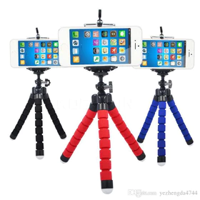 Tripod Cotton Hp Mini Flexible Free Holder U Dengan Dudukan Handphone Multifungsi