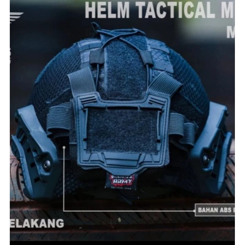 Jual Helm Tactical ABS mich 2001 Rail emerson | Shopee Indonesia