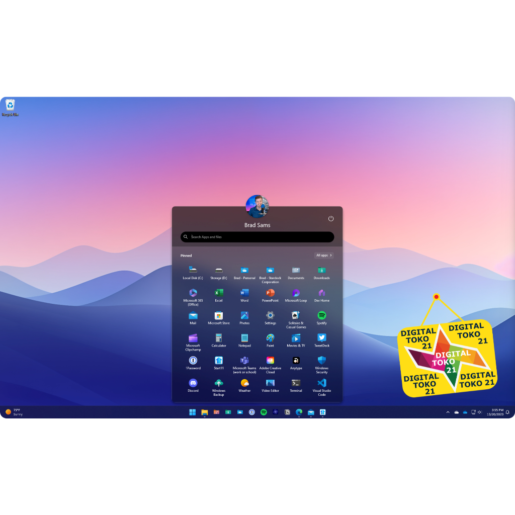 Jual [Diinstallkan] Stardock Start11 2.5.5.3 Full Version Software PC ...