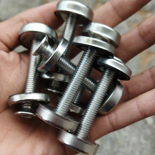 Jual BAUT TEMBUS TIANG RAILING TANGGA KACA | Shopee Indonesia