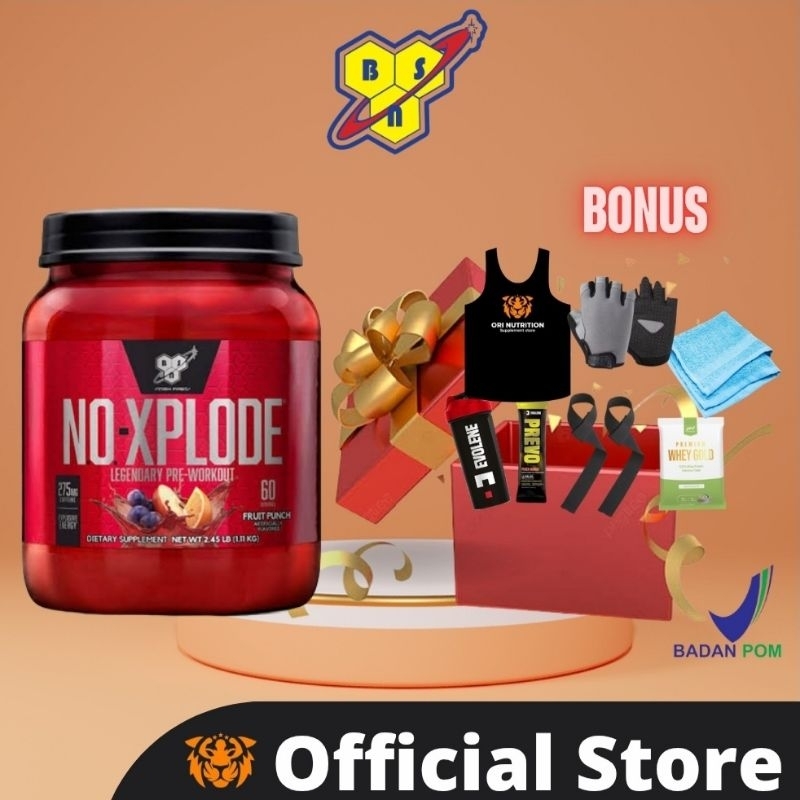 Jual Bsn no xplode 2.5lbs pwo no explode 60 serving preworkout | Shopee ...