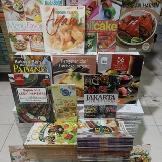 OBRAL BUKU MASAKAN / PANDUAN RESEP HIDANGAN 6 RB AN RANDOM / JUDUL ACAK / PILIHAN ACAK / PRODUK ASLI ORIGINAL