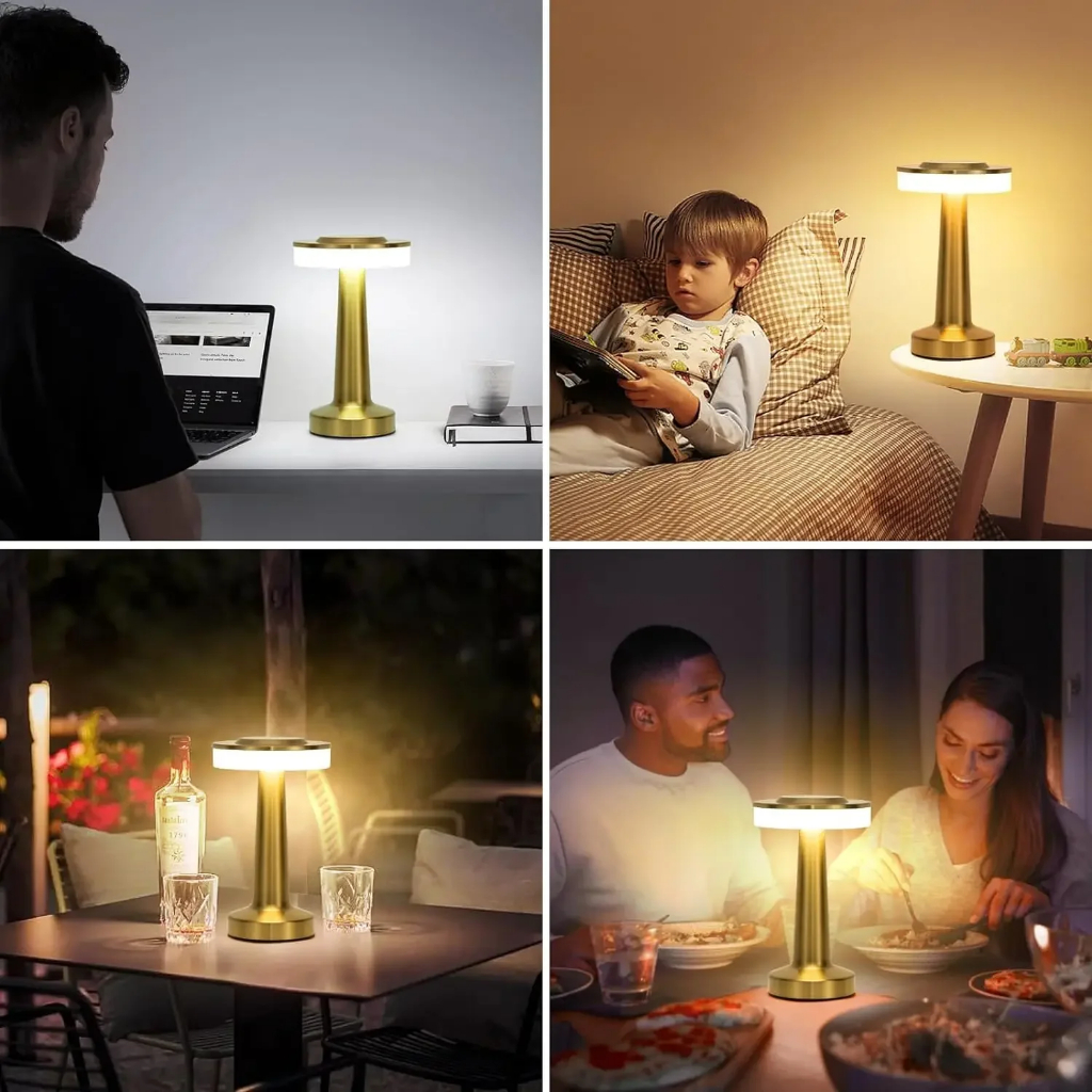 Jual Lampu Meja Hias Portable LED Restaurant Table Lamp with Touch ...