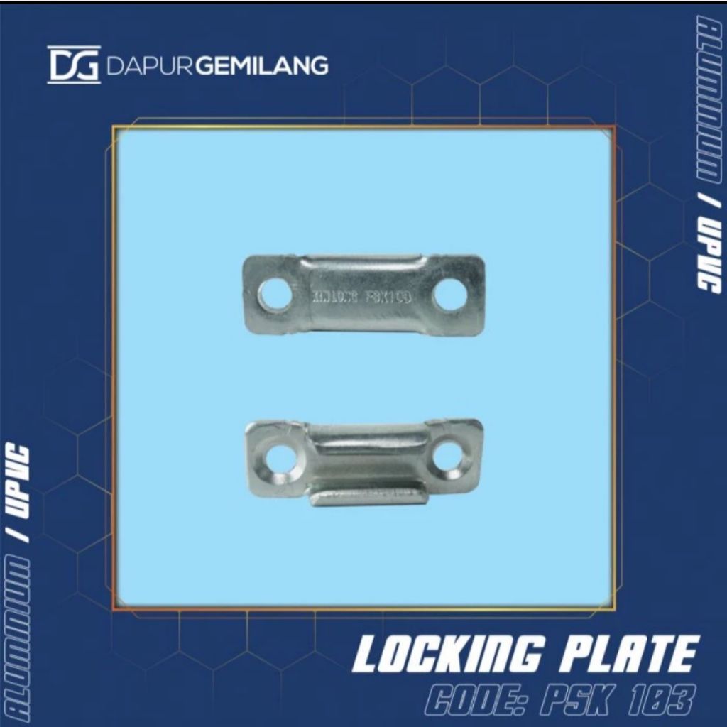 Jual STREKER Locking Plate Jendela/Pintu Aluminium/uPVC by KIN LONG x ...
