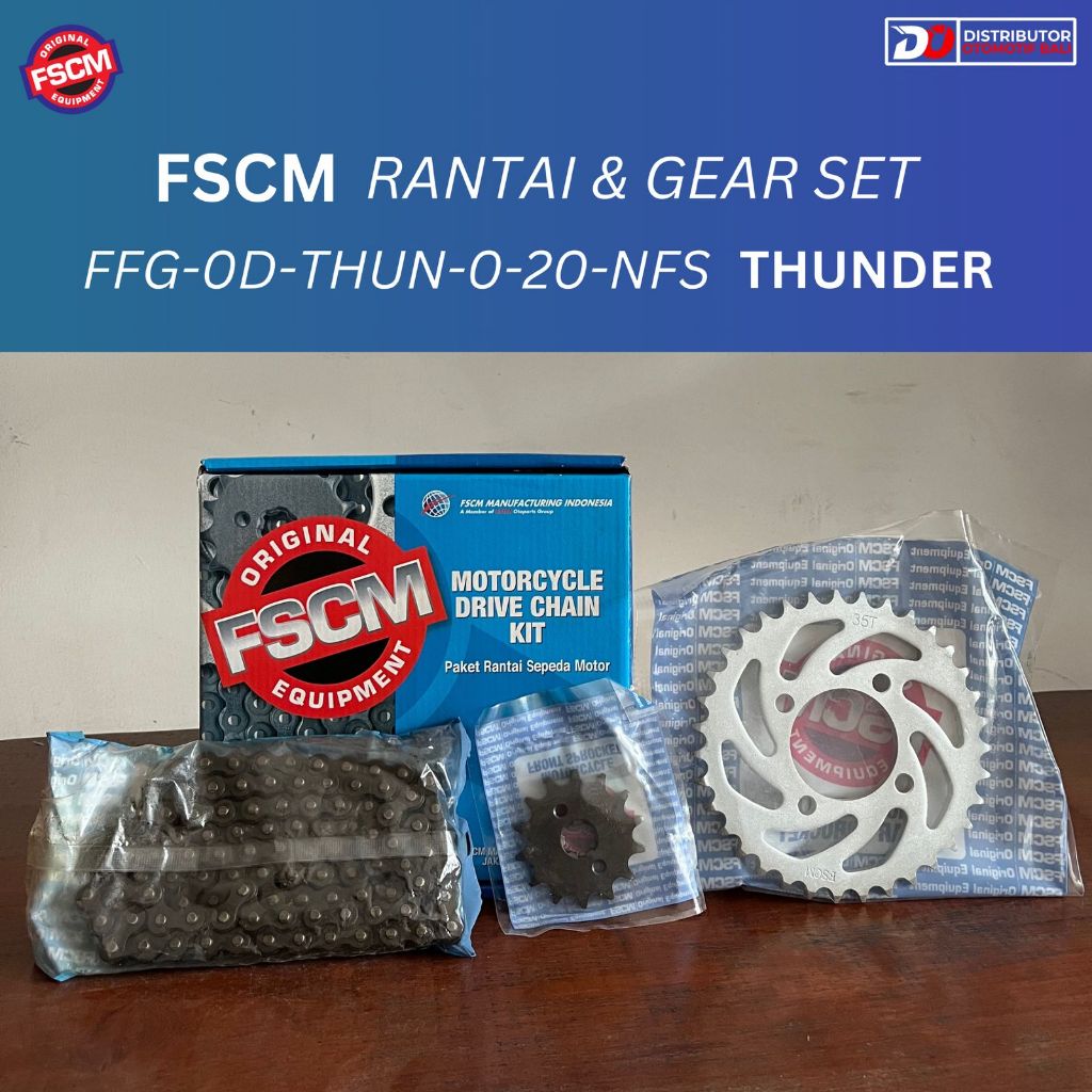 Jual [CLEARANCE SALE] FSCM Rantai & Gear set Suzuki untuk motor NEW ...