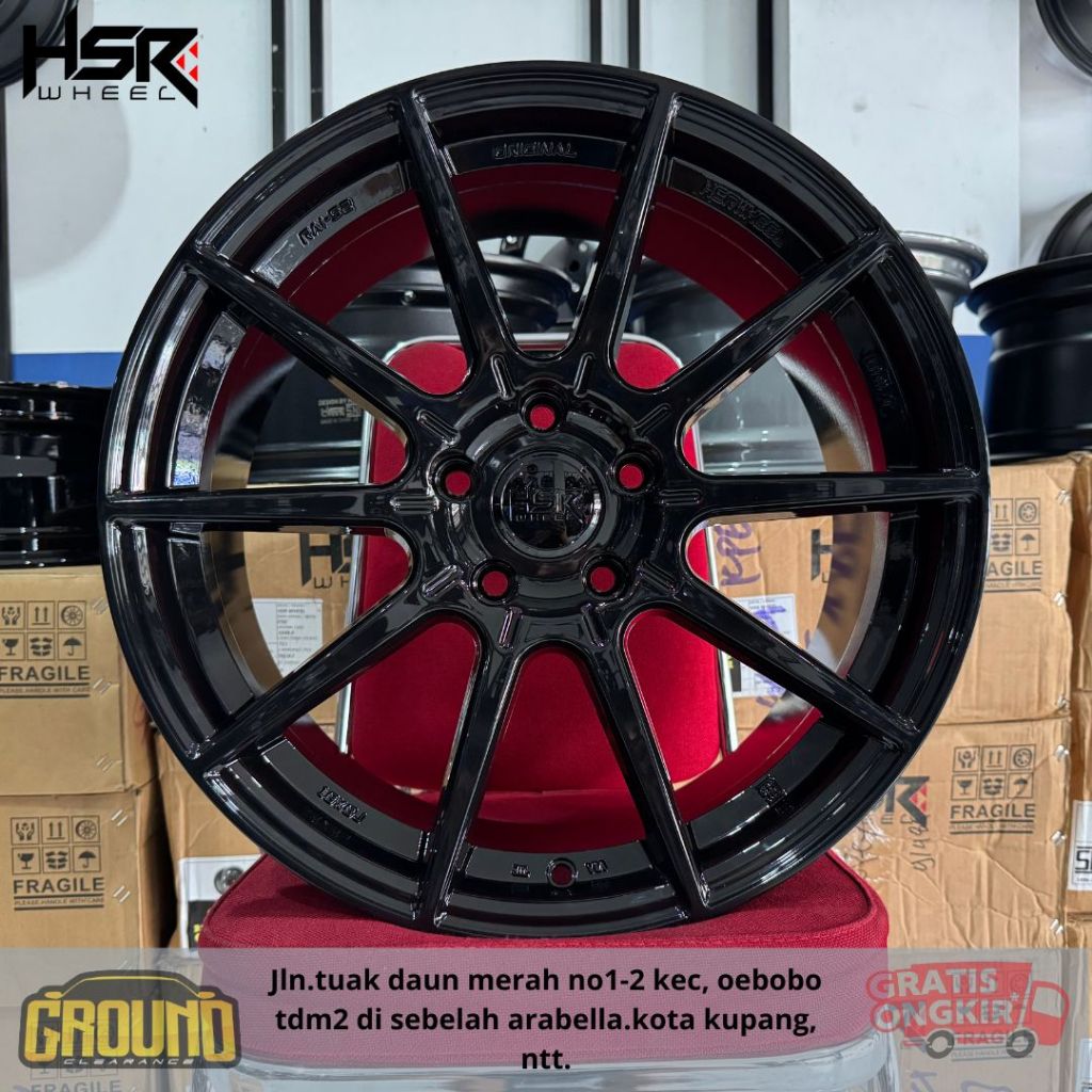 Jual VELG MOBIL IMPORT R18 TYPE HSR RAI-S2 R18 BAUT 5 BUAT INNOVA, JUKE ...